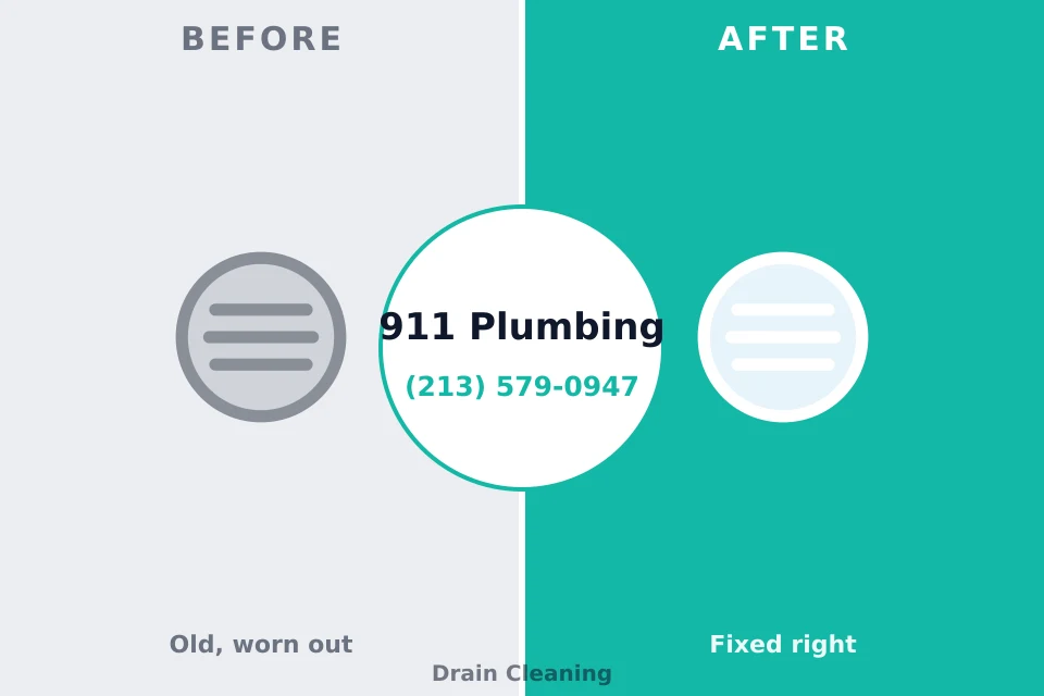 Before and after: plumbing repair Black Earth, WI